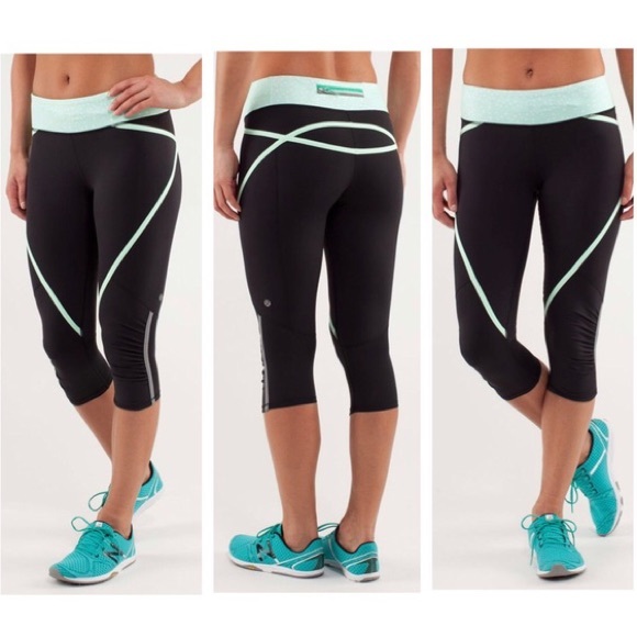 Lululemon Athletica | Run Pace Crop Leggings Yoga - Picture 2 of 6